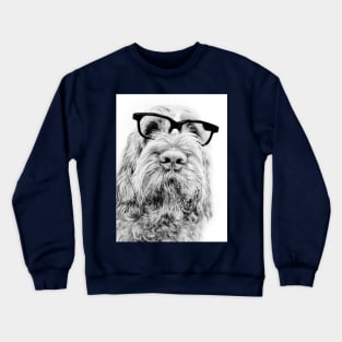 Intelligent friend Spinone by heidiannemorris Crewneck Sweatshirt